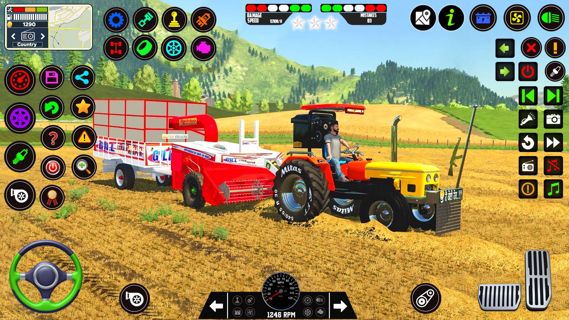 Screenshot of Indian Tractor Farming Games