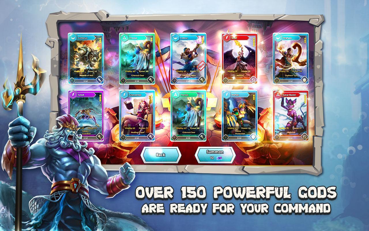 Скриншот игры Clash of Gods