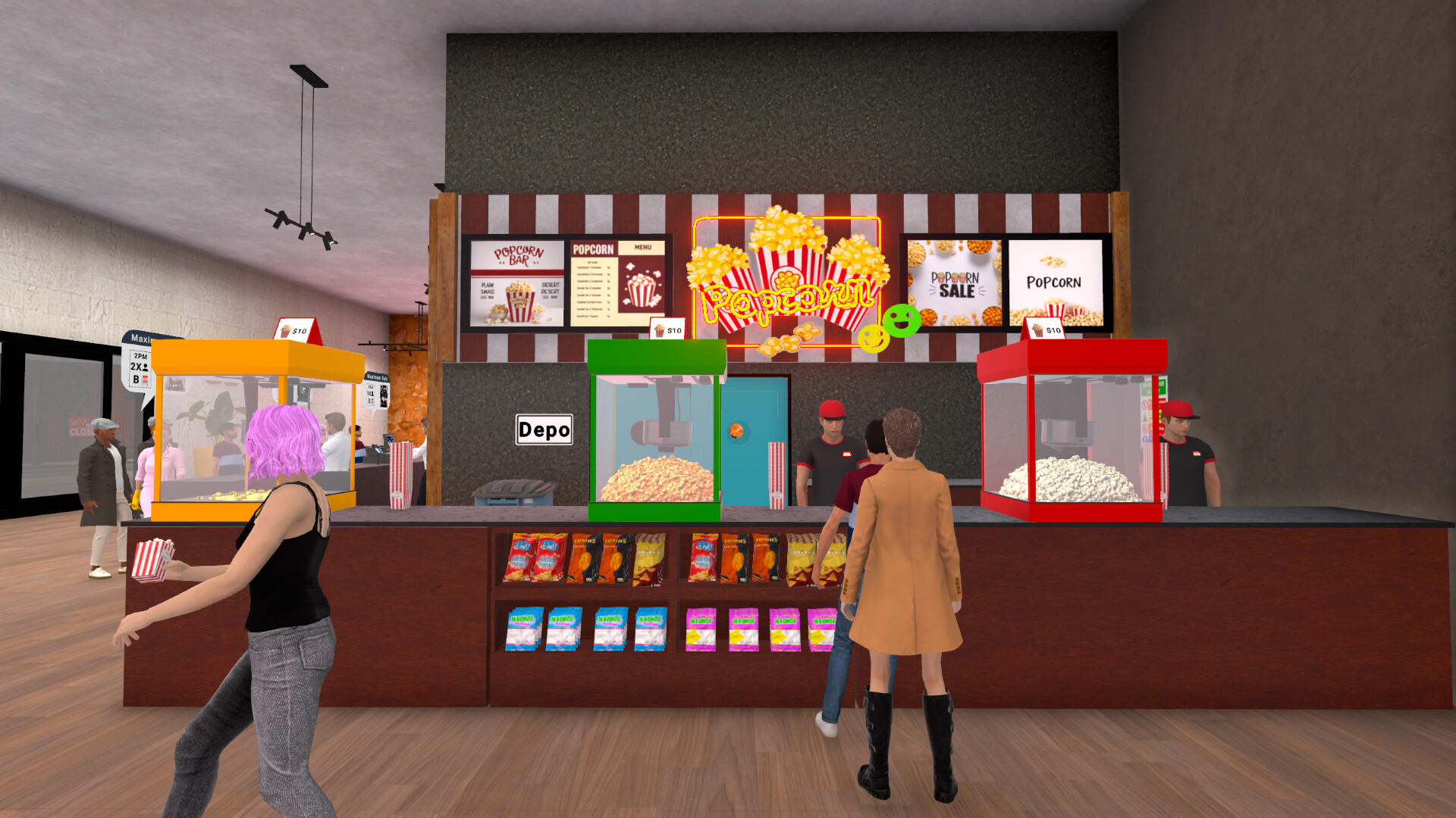 Cinema Simulator 2025 Game Screenshot