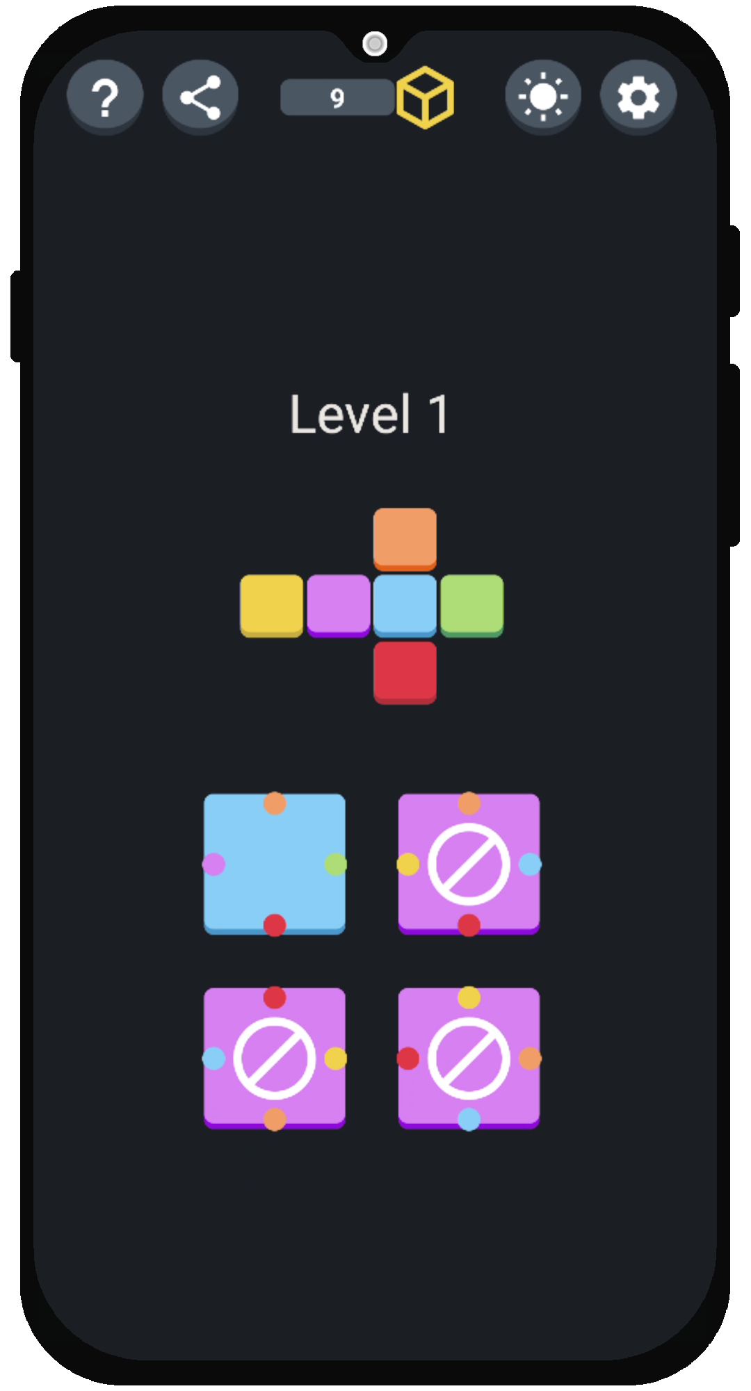 Blocky Colors: Logic Puzzle ภาพหน้าจอเกม