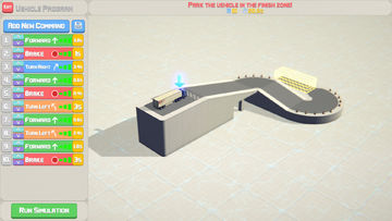 Code Racer Game Screenshot