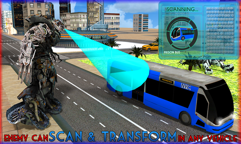 Screenshot 2 of Police Robot Transformation - Prison Escape 1.3.1