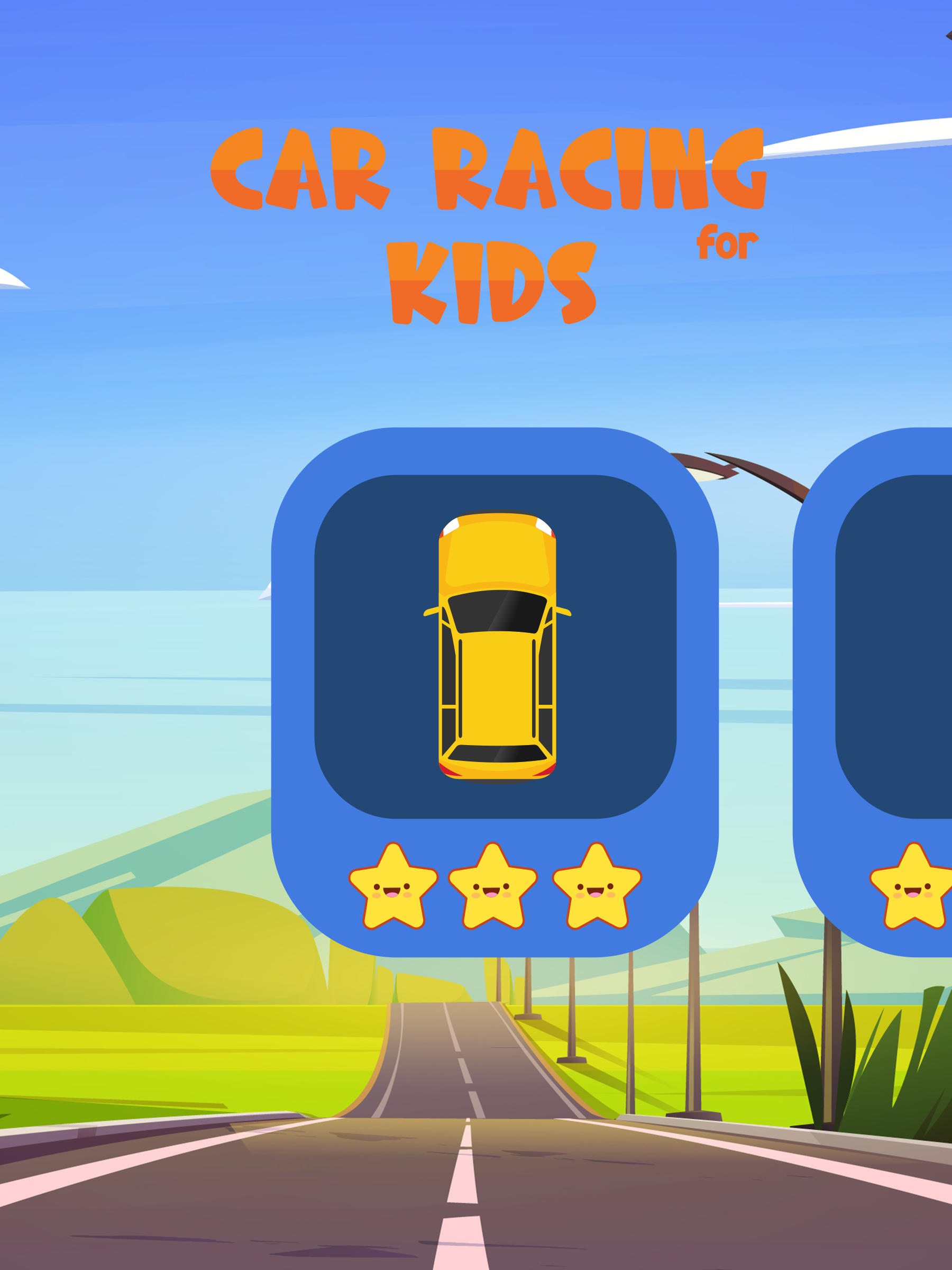 Скриншот игры Car Racing for Kids