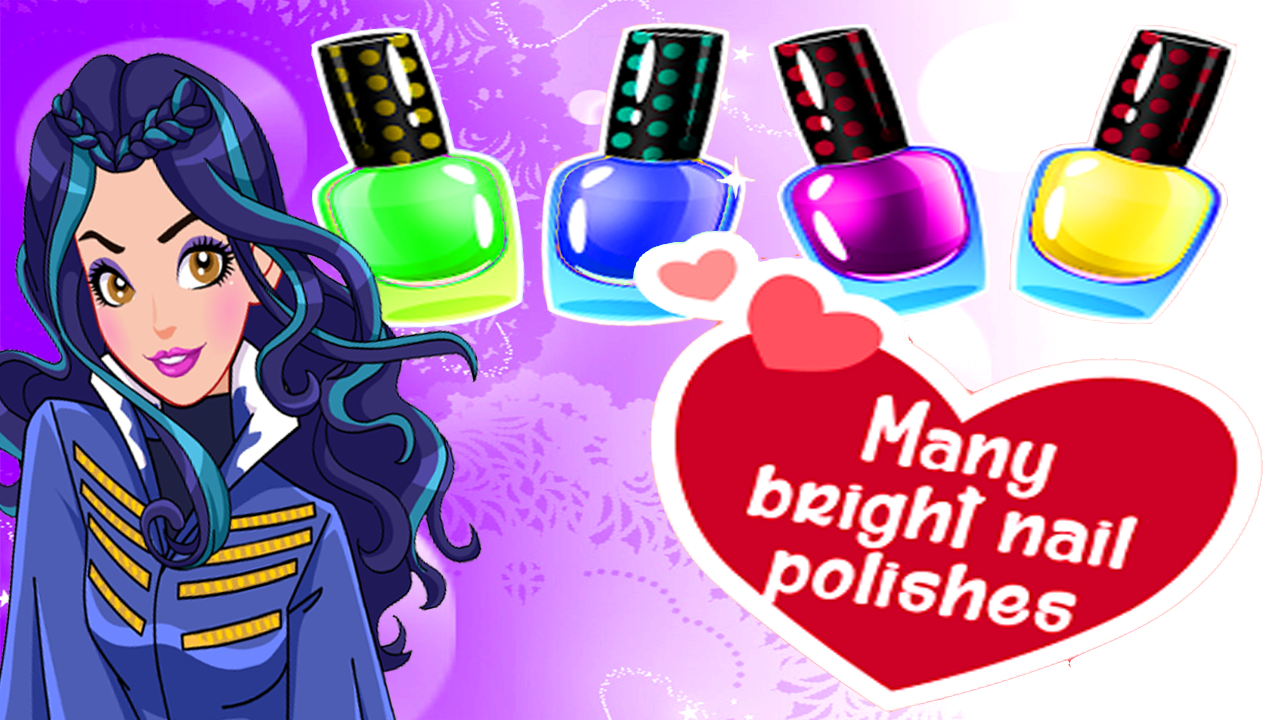 Nail Salon Evie Descendant 2 Game Screenshot