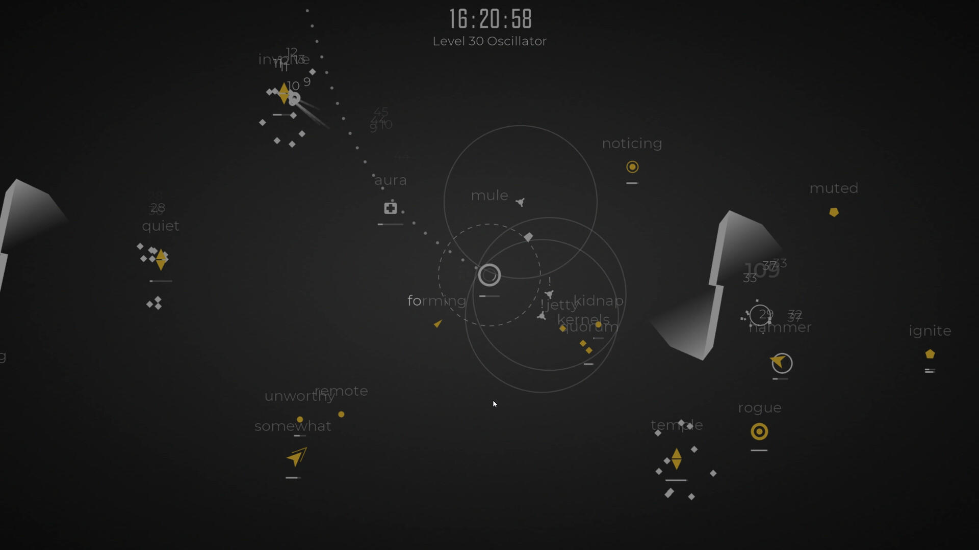 Screenshot of Glyphica: Typing Survival