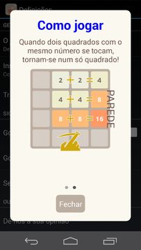 Captura de Tela do Jogo Jogo de 1024 números