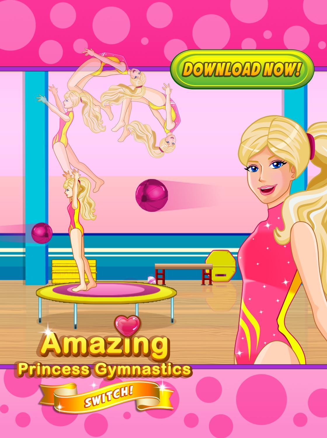 Amazing Gymnastics Trampoline Game Screenshot