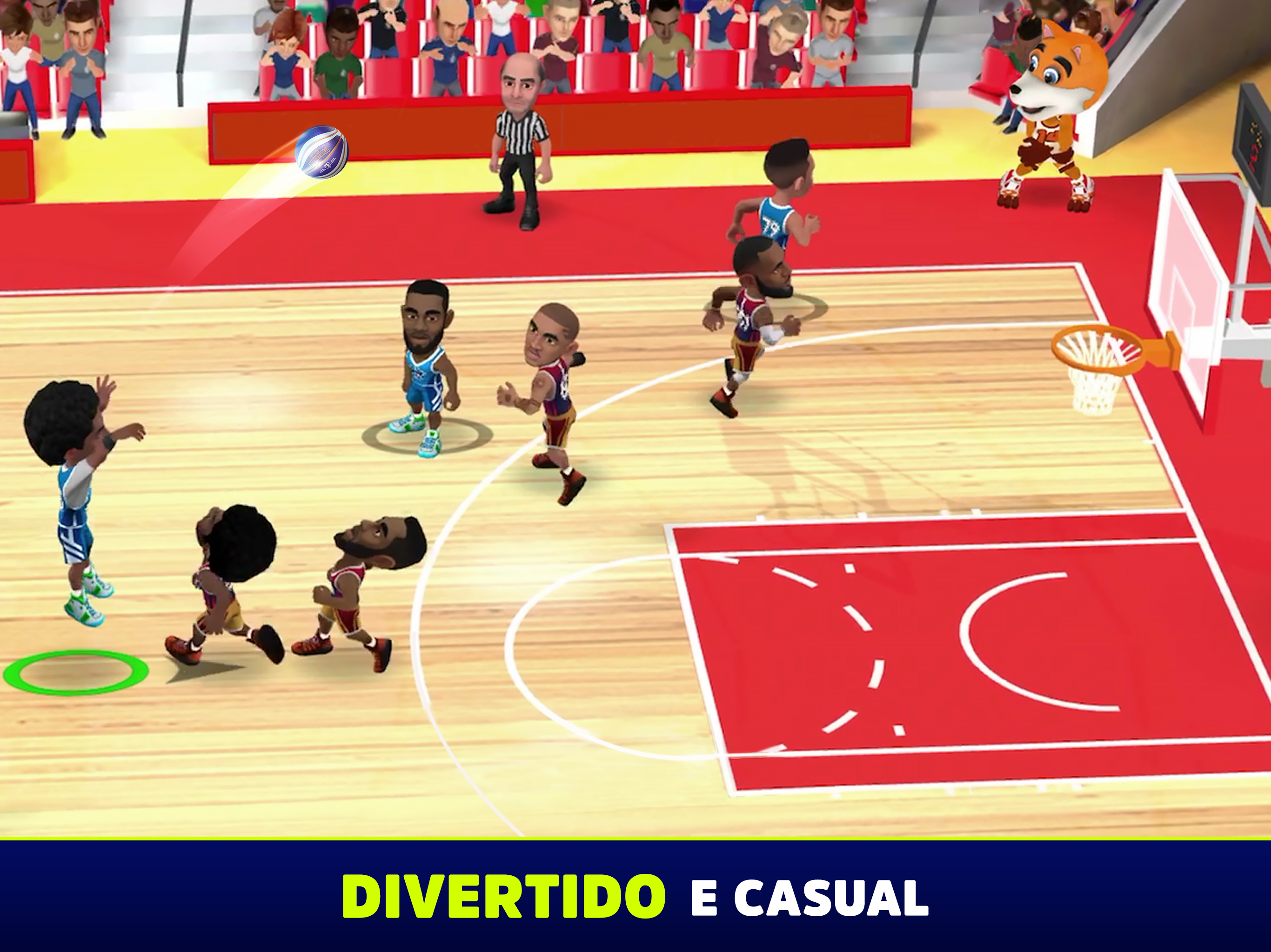 Captura de Tela do Jogo Mini Basketball