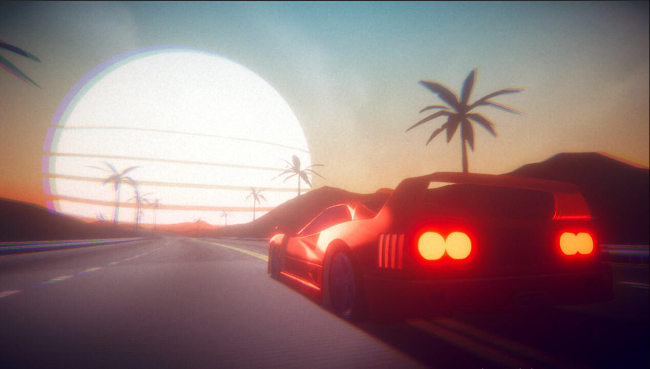 Screenshot of Midnight Thunder Drive