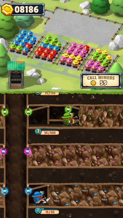 Miner Sort Game Screenshot