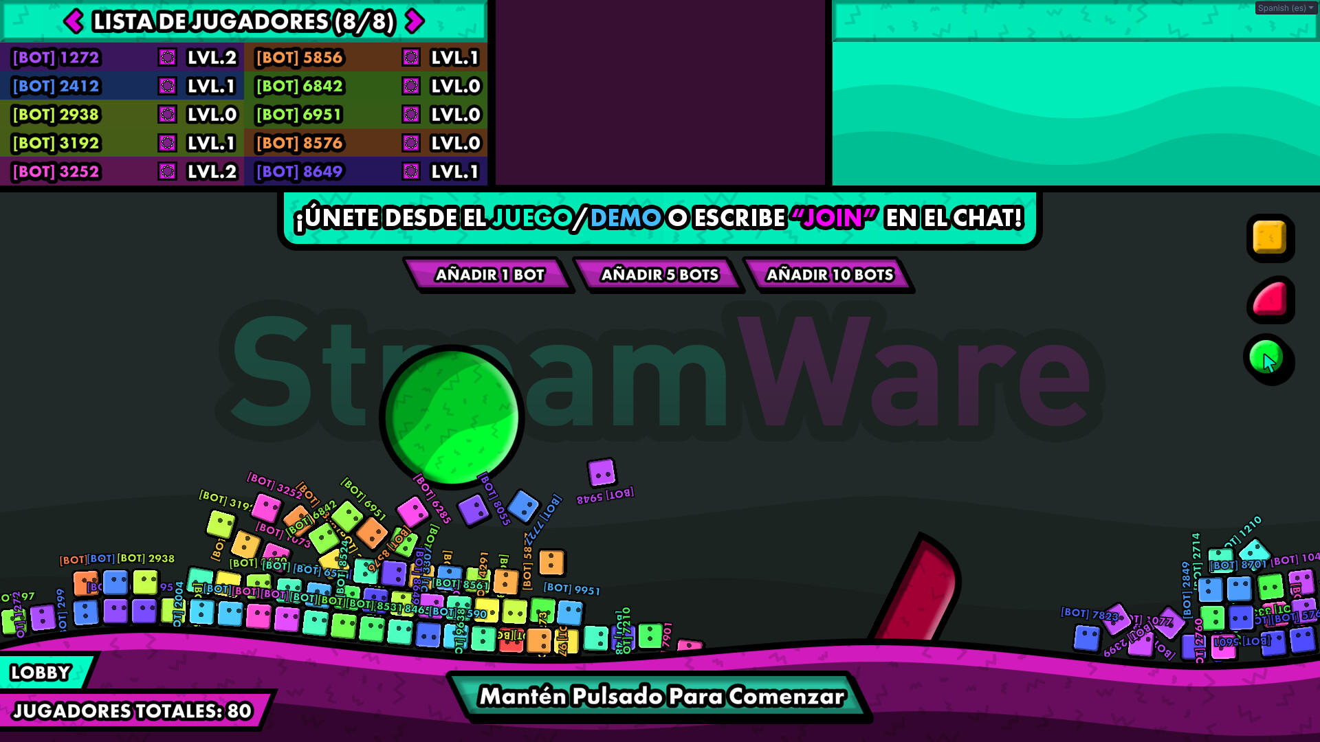 Screenshot of StreamWare