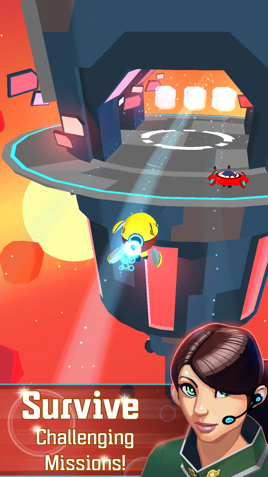 Galaxy Dash: Race to Outer Run 遊戲截圖