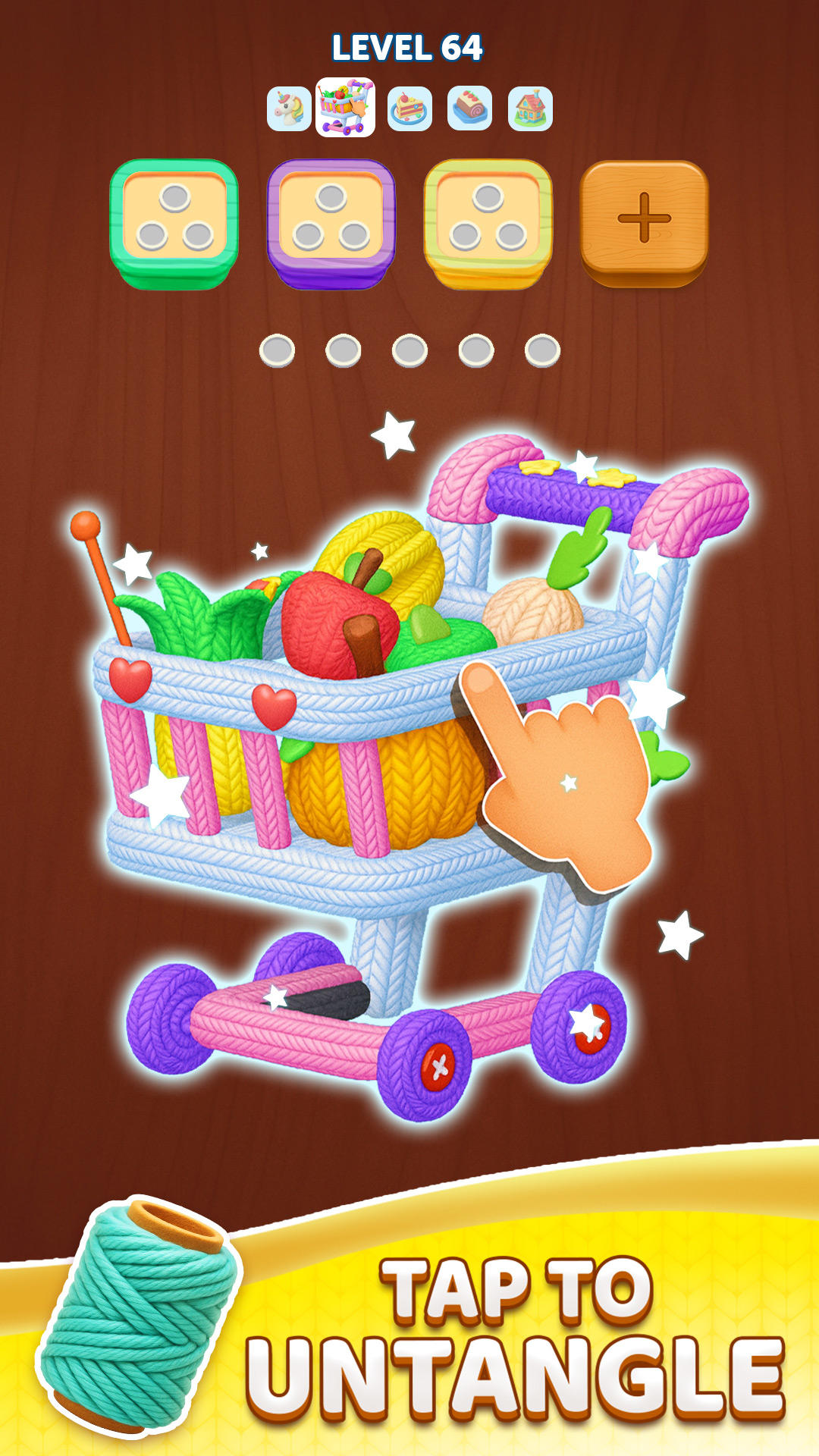 Color Yarn Puzzle Game Screenshot