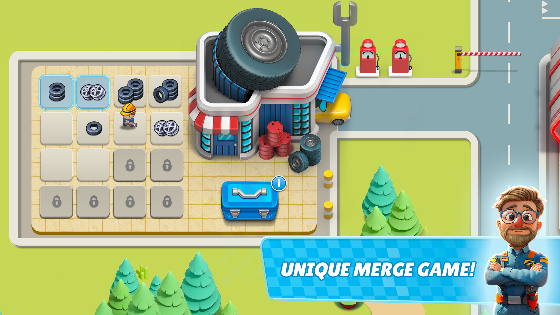 Merge & Ride: Races Game Screenshot