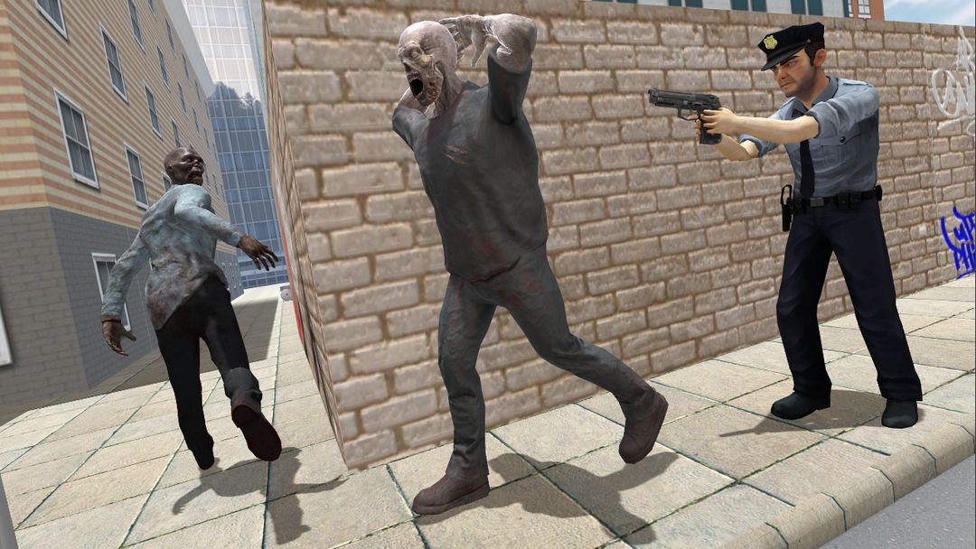 Police vs Zombie - Action games遊戲截圖