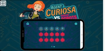 AGENT CURIOSA VS ROGUE ROBOTS Game Screenshot