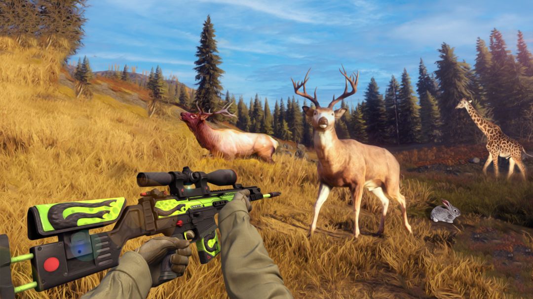 Deer Hunter 3D – Offline Games 게임 스크린 샷