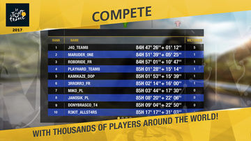 Tour de France-Cyclings stars. Official game 2017 Game Screenshot