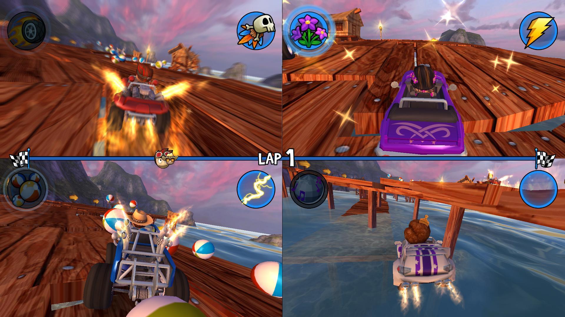 Beach Buggy Racing Game Screenshot