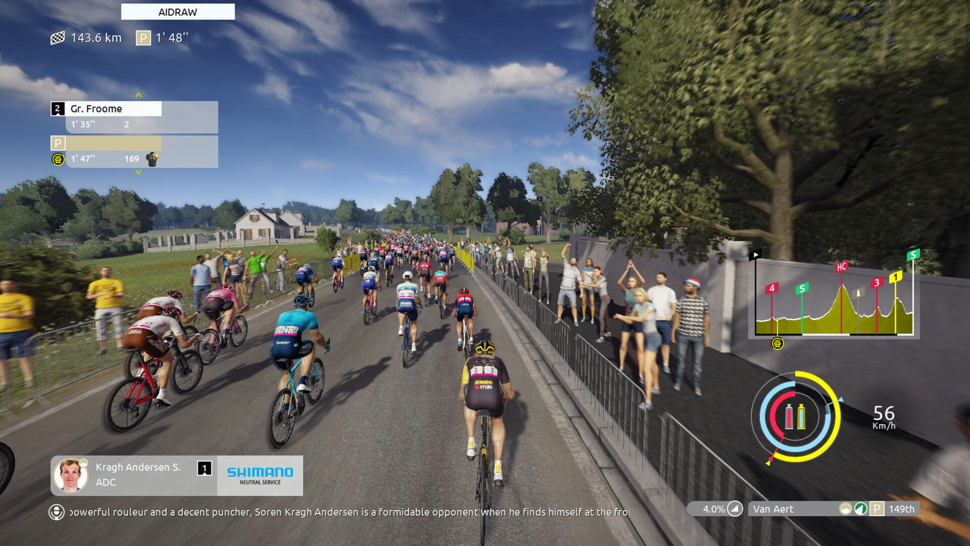 Screenshot of Tour de France 2023