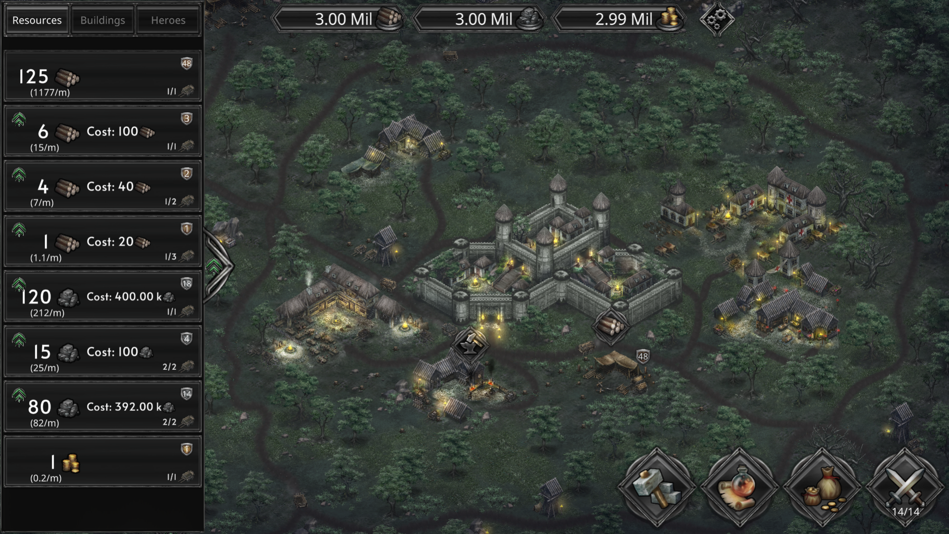 Screenshot of Champions of Avan - Idle RPG