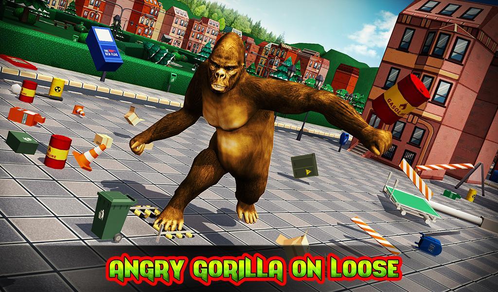 Ultimate Gorilla Rampage 3D ภาพหน้าจอเกม