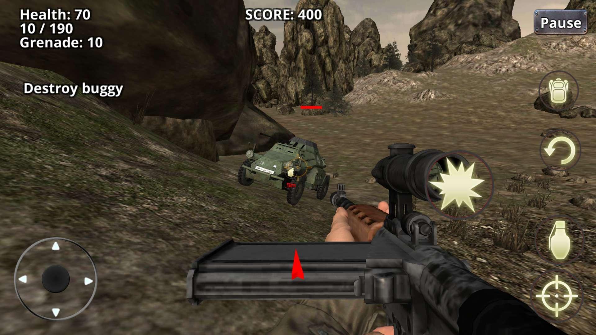 War Battleground WW2 Shooter Game Screenshot