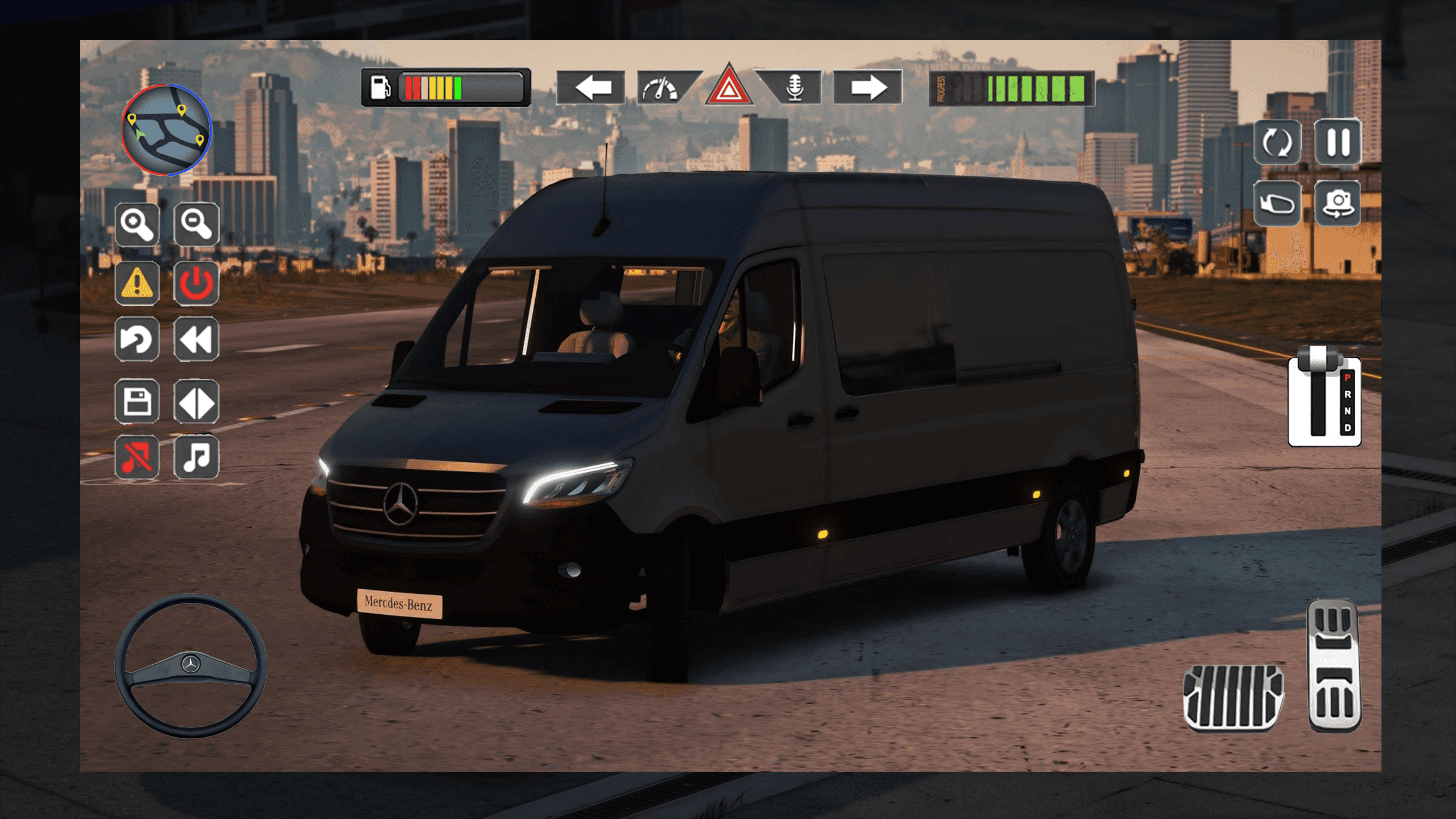 Screenshot 1 of ការដឹកជញ្ជូនរថយន្ត Mercedes Sprinter 1.1