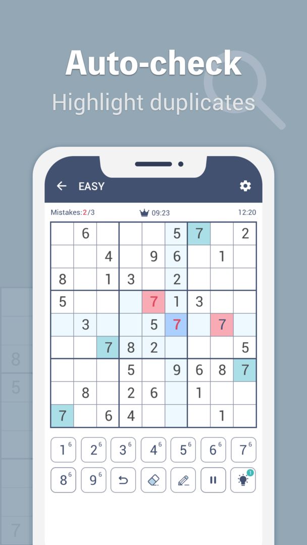 Screenshot of Happy Sudoku - Free Classic Sudoku Game
