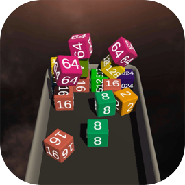 DICES 2048 3D jogo online no