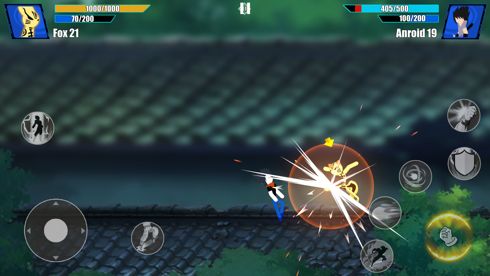 Stickman Ninja Fight Konoha 게임 스크린 샷