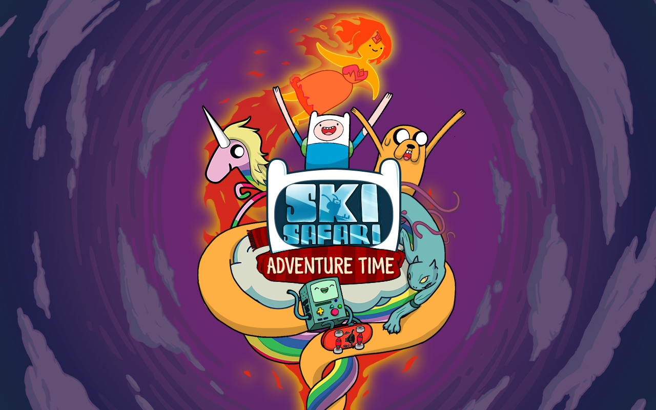 Ski Safari: Adventure Time Game Screenshot