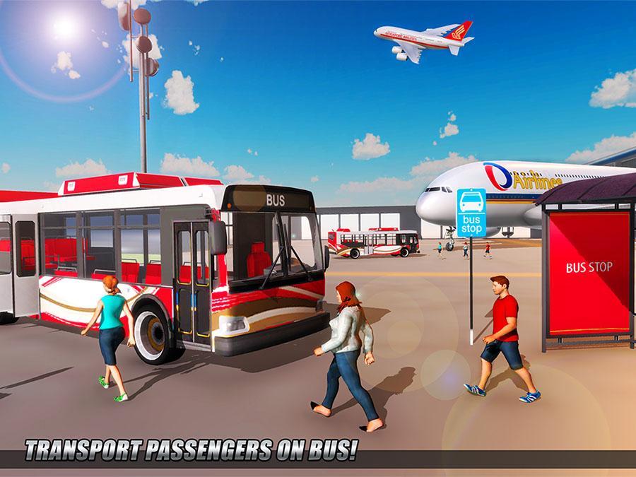 City Airplane Flight Tourist Transport Simulator遊戲截圖