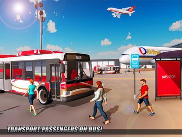 City Airplane Flight Tourist Transport Simulator Game Screenshot