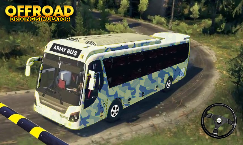 Screenshot 1 of Army Bus Simulator Real Driving Transport Game 1.0.1