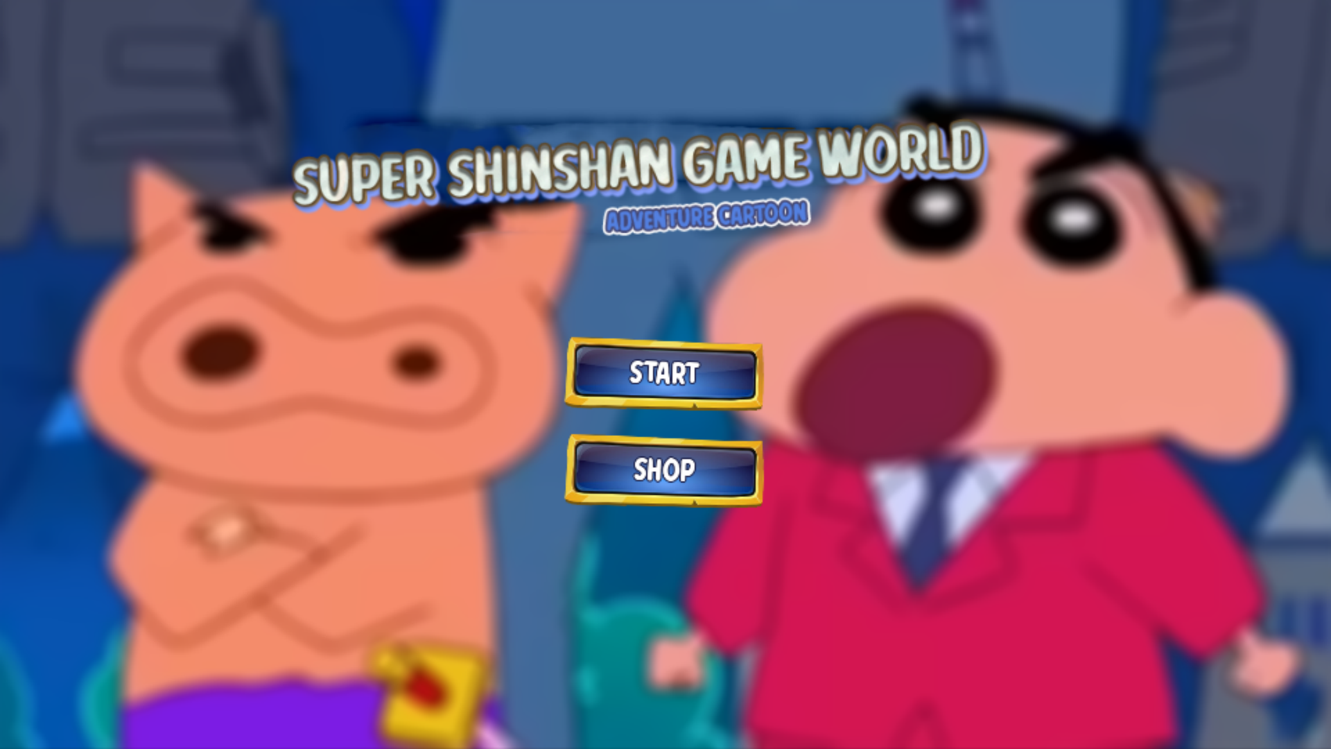 Super Shin-chan Game Cartoon ゲームのスクリーンショット