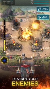 Gunship Wars Helicopter Battle ゲームのスクリーンショット