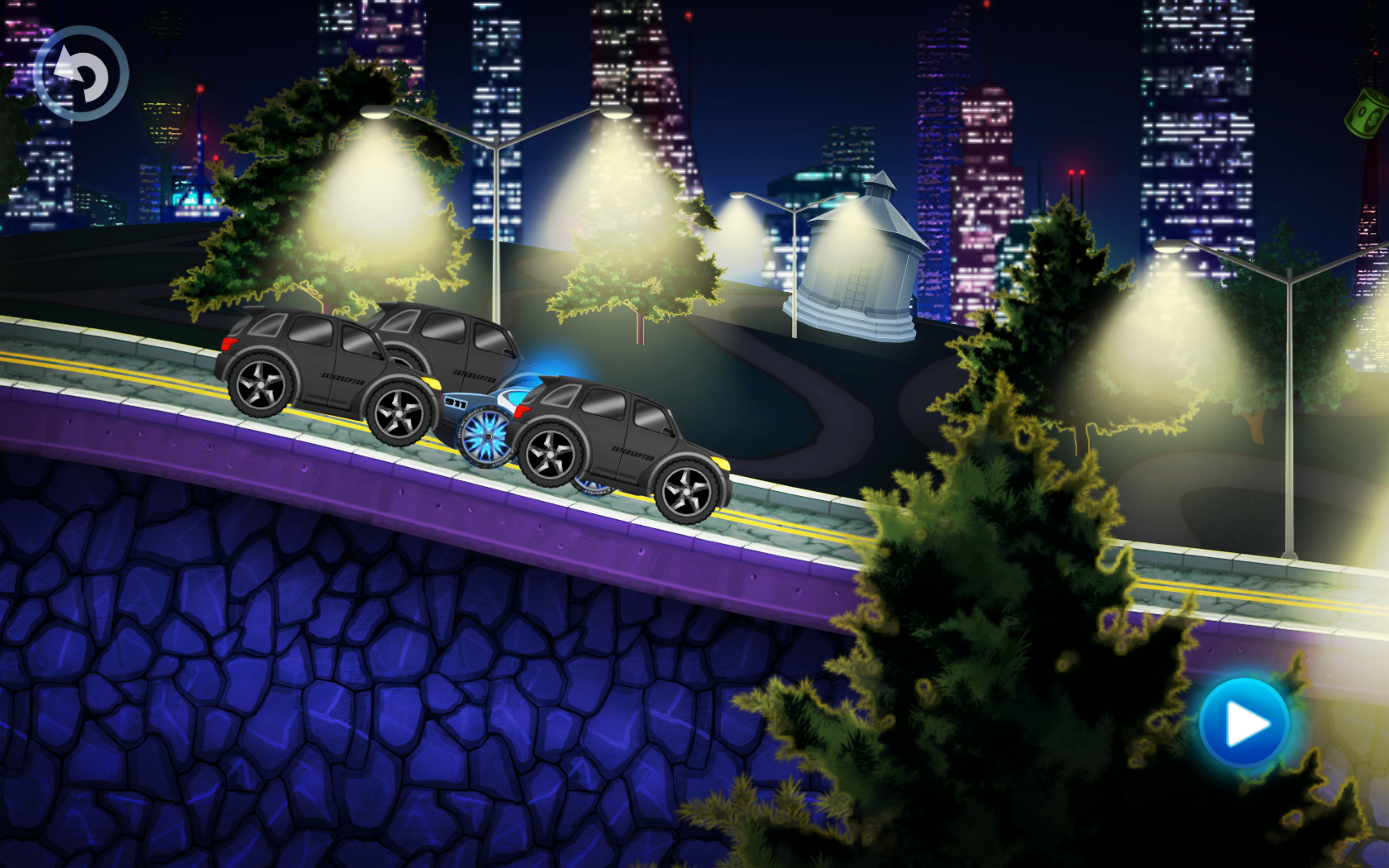 Police car racing for kids Game Screenshot