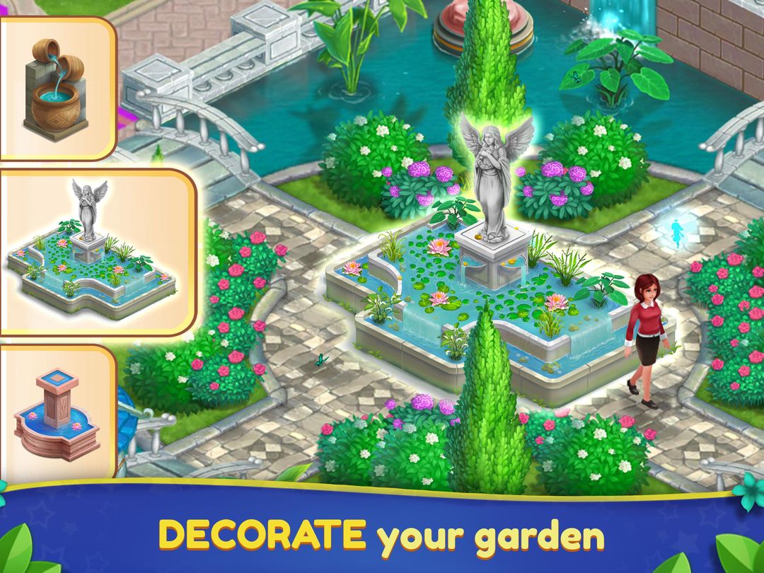 로열 정원 사가:  버블 블라스트 3매치 퍼즐 장식 게임 스크린 샷