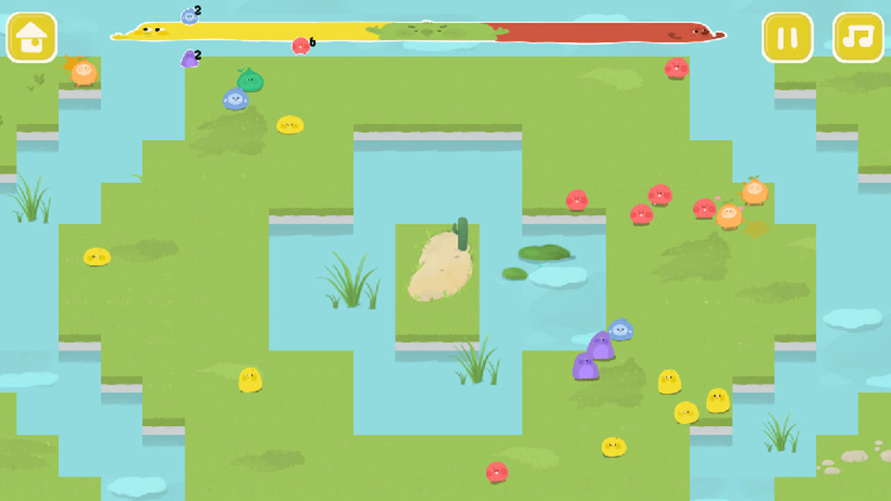 Color Bubbling screenshot game