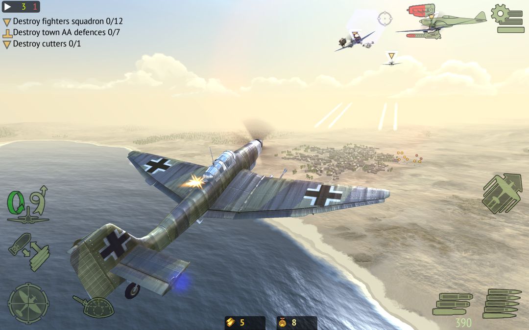Warplanes: Online Combat遊戲截圖