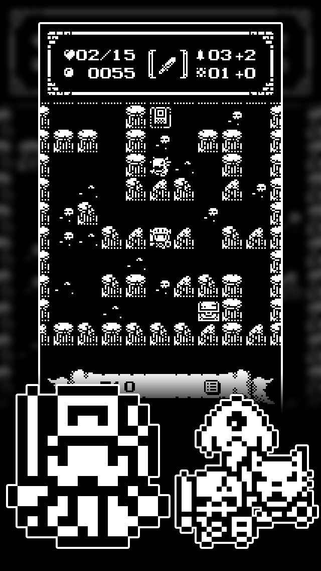 1-Bit Rogue Game Screenshot
