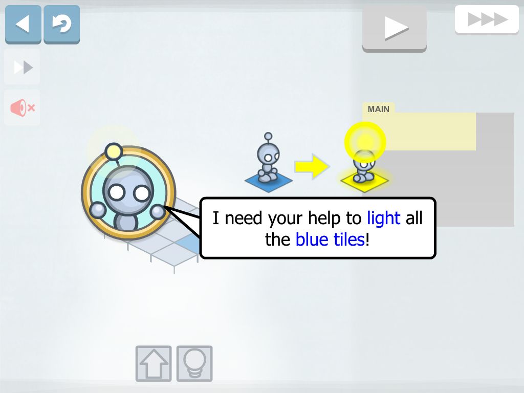 Lightbot - 프로그래밍 퍼즐 게임 스크린 샷
