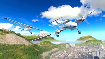 Airplane Flight Simulator Game Screenshot