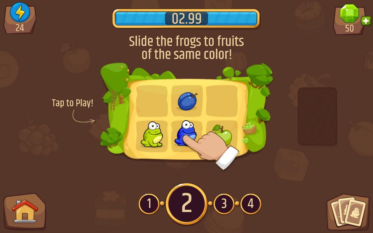 Tap the Frog Faster Game Screenshot