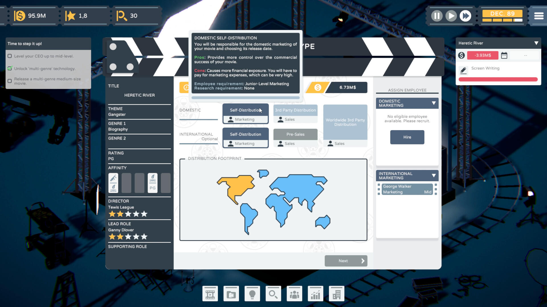 Screenshot of The Executive - A Movie Industry Tycoon