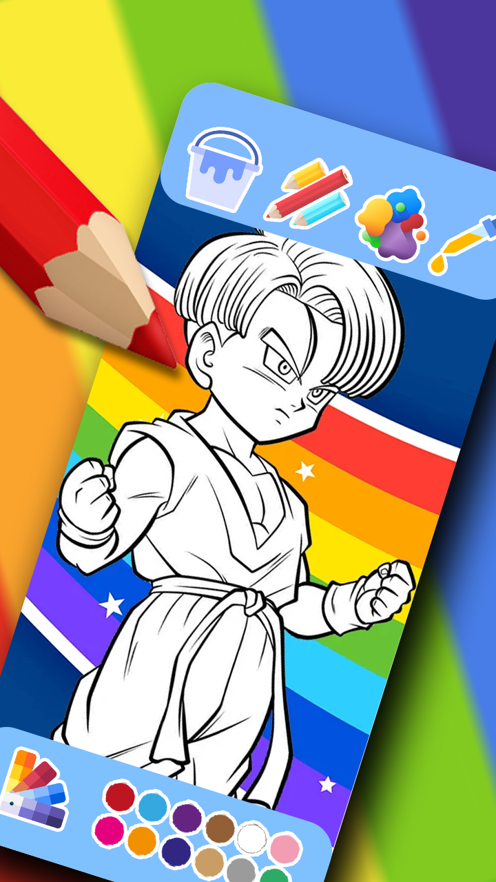 Download do APK de jogo de colorir DBS super goku para Android