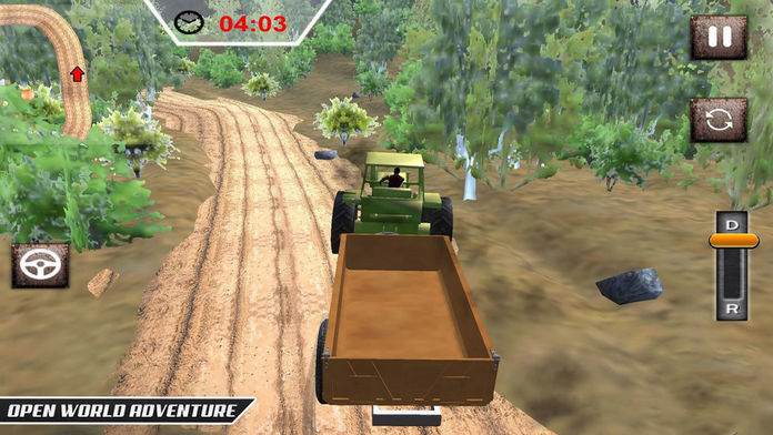 Screenshot of Skill Driving Tractor Ofroad