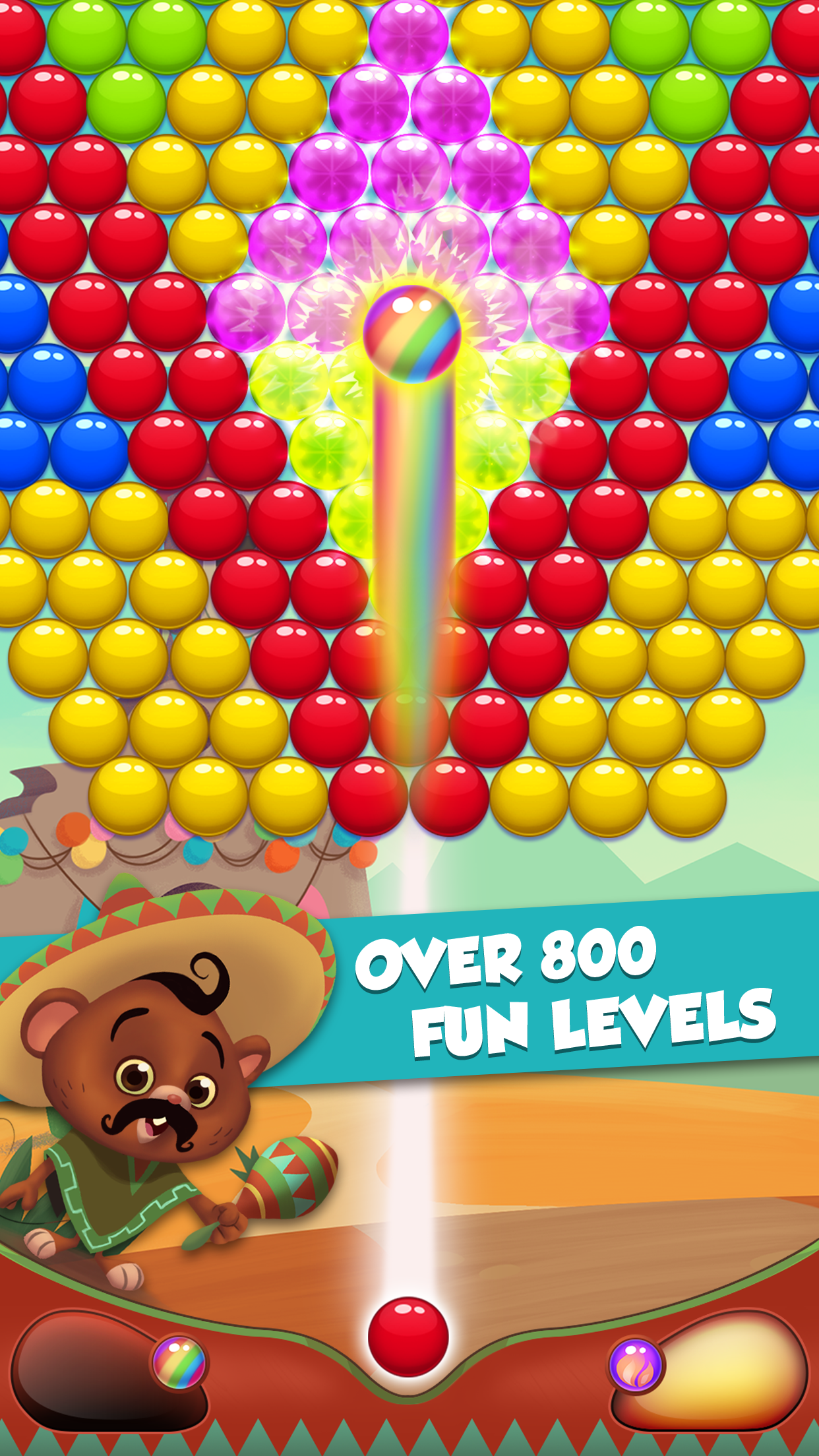 Screenshot of Bubble Fiesta