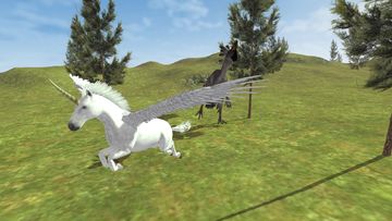 Captura de Tela do Jogo Flying Unicorn Simulator Free